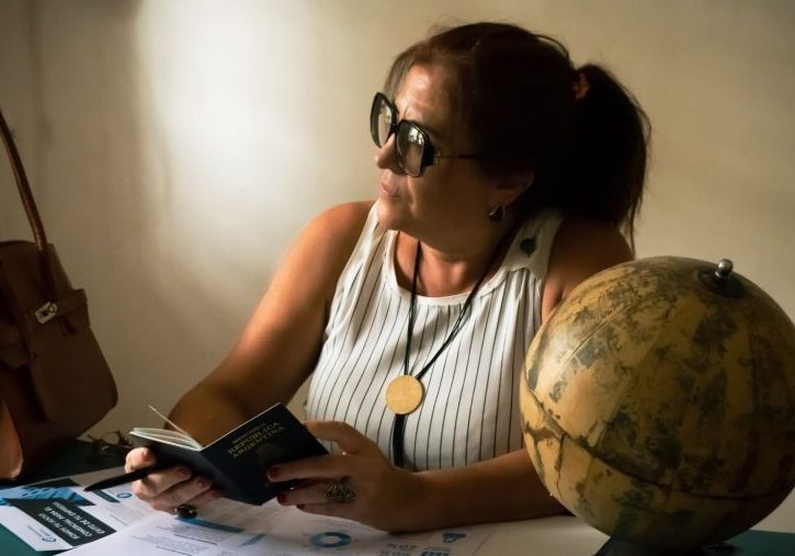 Woman thinking about stability in her life, when living abroad